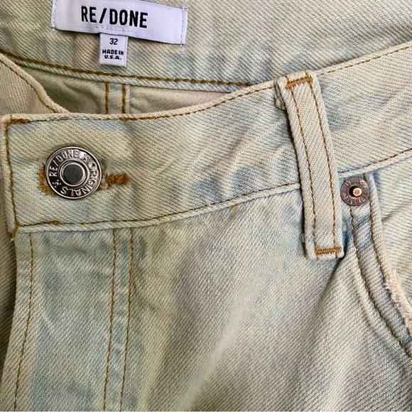 RE/DONE 90’s high rise distressed jeans NEW